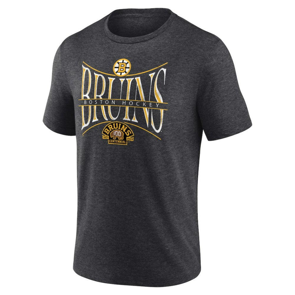 Boston Bruins Fanatics Centennial Hockey Tri-Blend T-Shirt -  NHL T-shirts