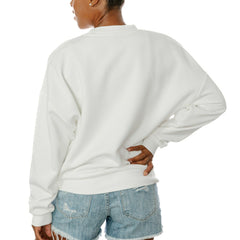 San Francisco 49ers Gameday Couture Women's Oversized Take A Holiday Pullover Sweatshirt | NFL New