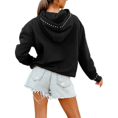 Dallas Cowboys Gameday Couture Women's Oversized Catch the Vibe Studded Pullover Hoodie | NFL Sale