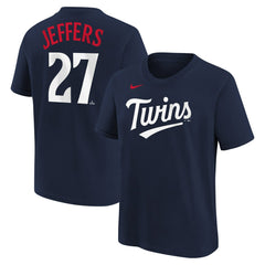 Ryan Jeffers Minnesota Twins Nike Youth Name & Number T-Shirt - MLB T-shirts