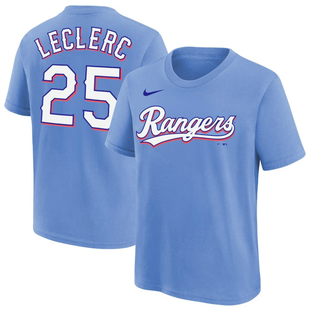Jose Leclerc Texas Rangers Nike Youth Name & Number T-Shirt - MLB T-shirts