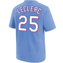 Jose Leclerc Texas Rangers Nike Youth Name & Number T-Shirt - MLB T-shirts