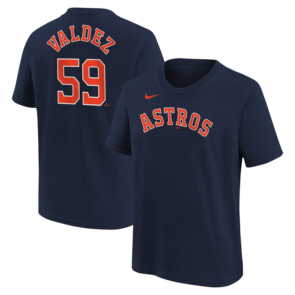 Framber Valdez Houston Astros Nike Youth Name & Number T-Shirt - MLB T-shirts