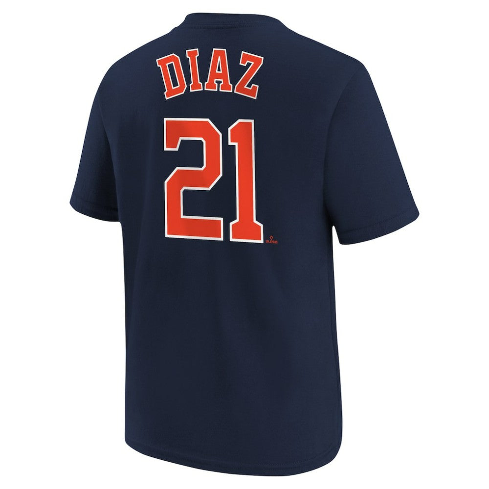 Yainer Diaz Houston Astros Nike Youth Name & Number T-Shirt - MLB T-shirts