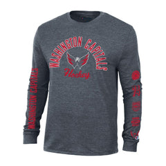 Washington Capitals Champion Multi-Logo Tri-Blend Long Sleeve T-Shirt -  NHL T-shirts