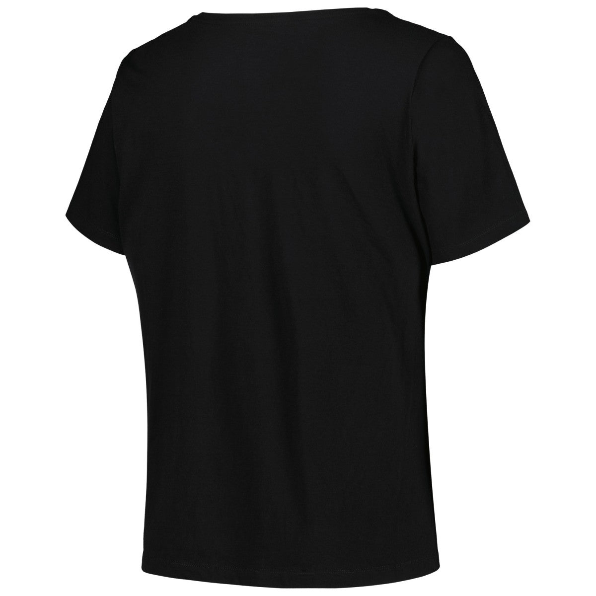 Black Phoenix Suns Profile Women's Plus Size Arch Over Logo V-Neck T-Shirt | NBA