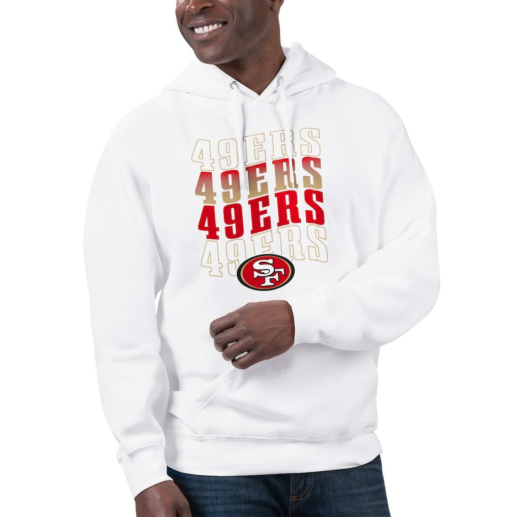 San Francisco 49ers Starter Unisex Name Drop Logo Pullover Hoodie | NFL Outlet