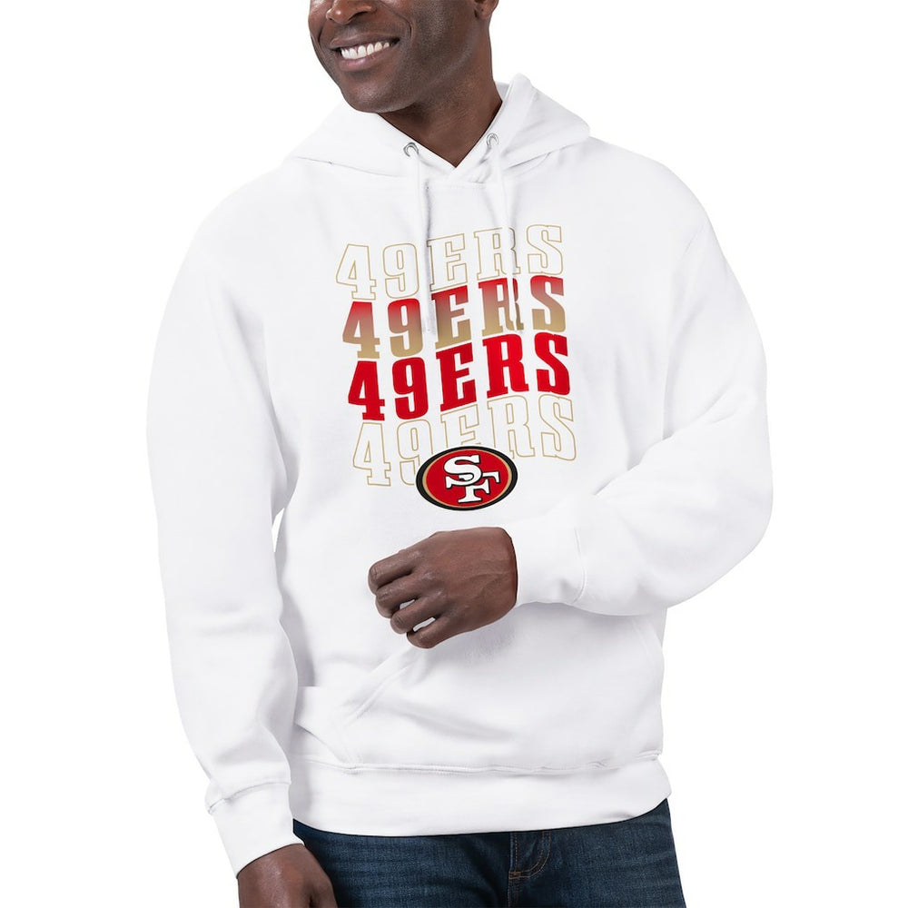 San Francisco 49ers Starter Unisex Name Drop Logo Pullover Hoodie | NFL Outlet