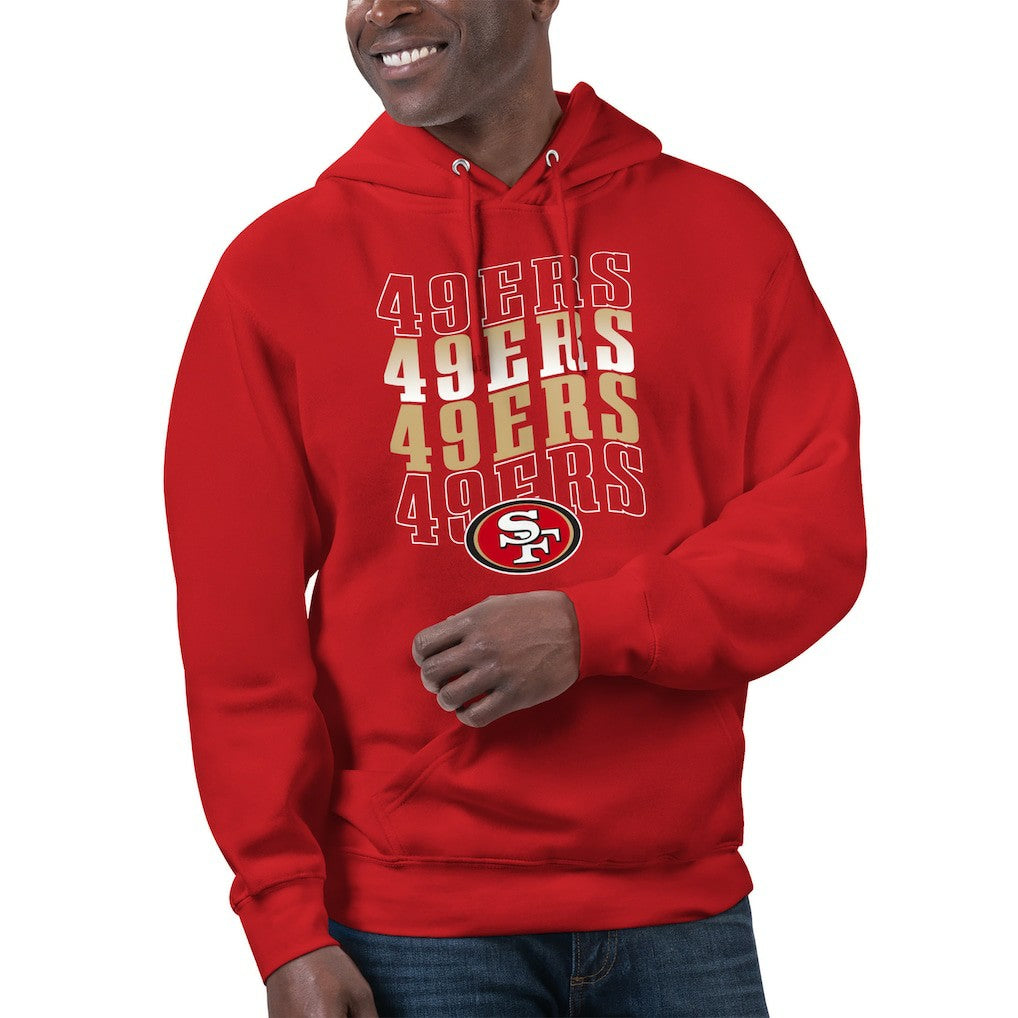 San Francisco 49ers Starter Unisex Name Drop Logo Pullover Hoodie | NFL New