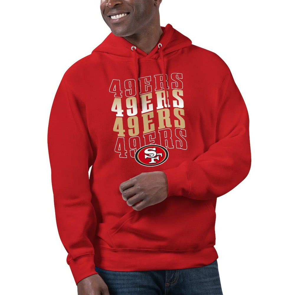 San Francisco 49ers Starter Unisex Name Drop Logo Pullover Hoodie | NFL New