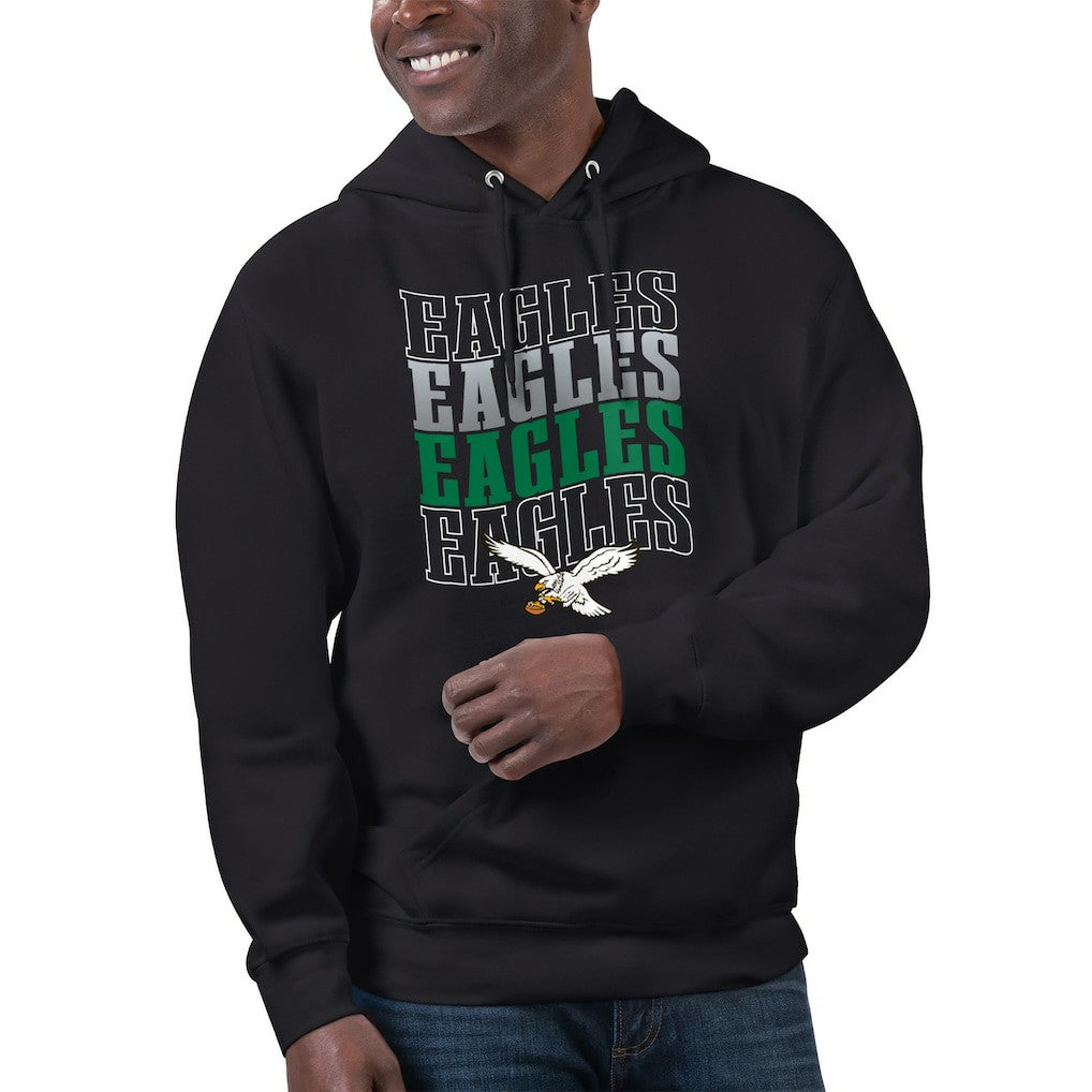 Philadelphia Eagles Starter Unisex Throwback Name Drop Pullover Hoodie | NFL Hot