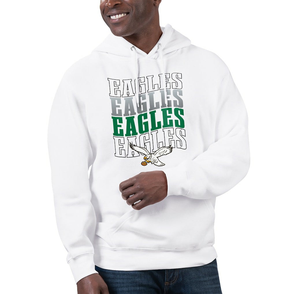 Philadelphia Eagles Starter Unisex Throwback Name Drop Pullover Hoodie | NFL Online