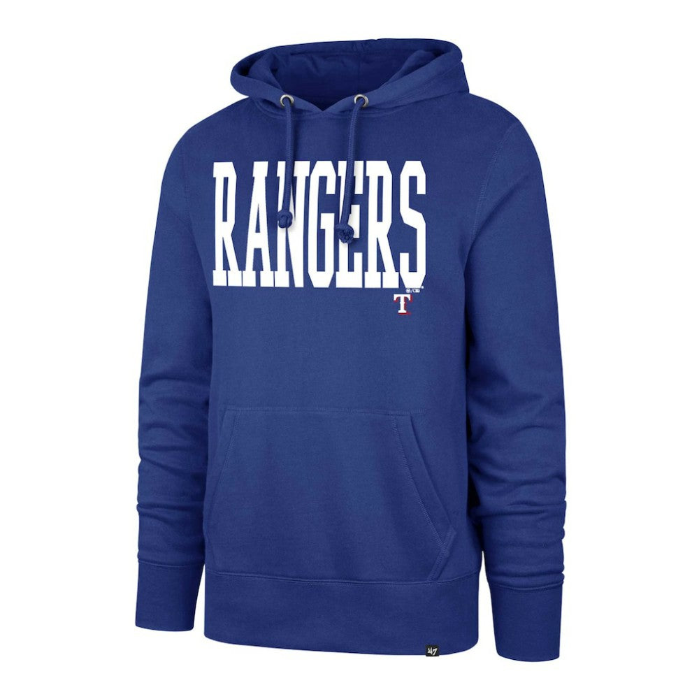 Texas Rangers '47 Dime Headline Pullover Hoodie - MLB Hoodies