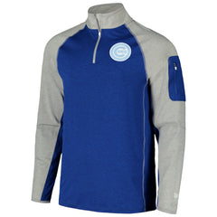 Chicago Cubs New Era Father's Day Raglan Quarter-Zip Top - MLB Tops