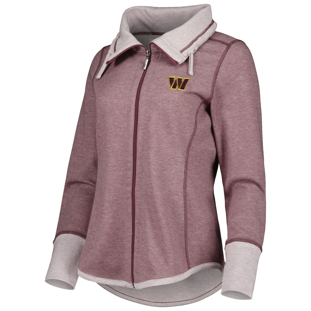 Washington Commanders Women's Sport Sun Fade Full-Zip Sweatshirt | NFL US
