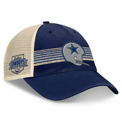 Dallas Cowboys Retro Fundamentals Stripes Trucker Adjustable Hat | NFL New