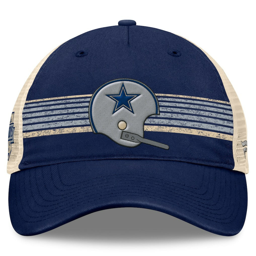 Dallas Cowboys Retro Fundamentals Stripes Trucker Adjustable Hat | NFL New
