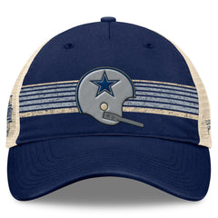 Dallas Cowboys Retro Fundamentals Stripes Trucker Adjustable Hat | NFL New