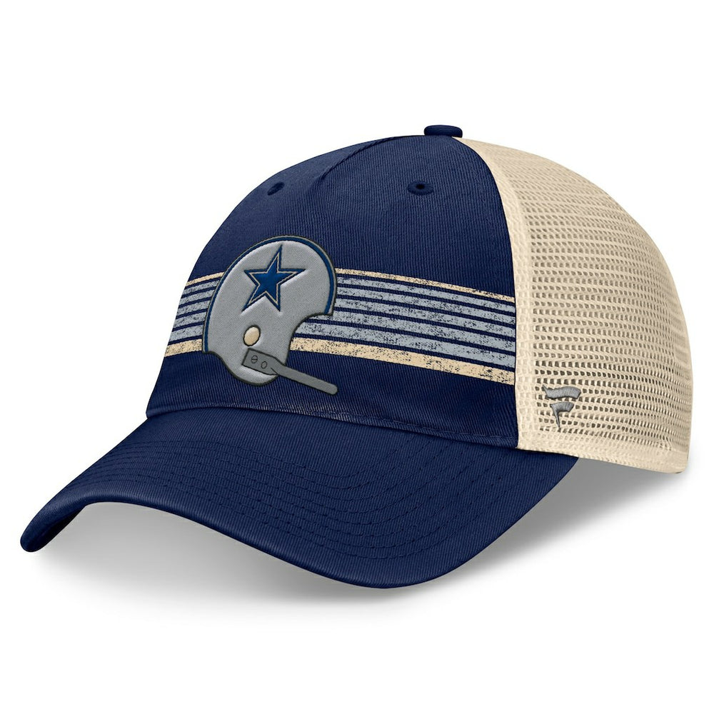 Dallas Cowboys Retro Fundamentals Stripes Trucker Adjustable Hat | NFL New