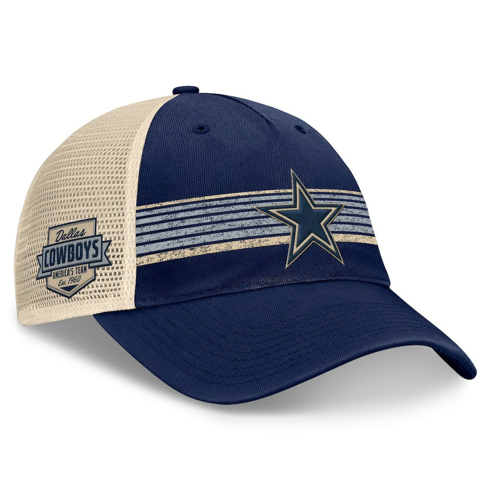 Dallas Cowboys Fundamentals Stripes Trucker Adjustable Hat | NFL Hot