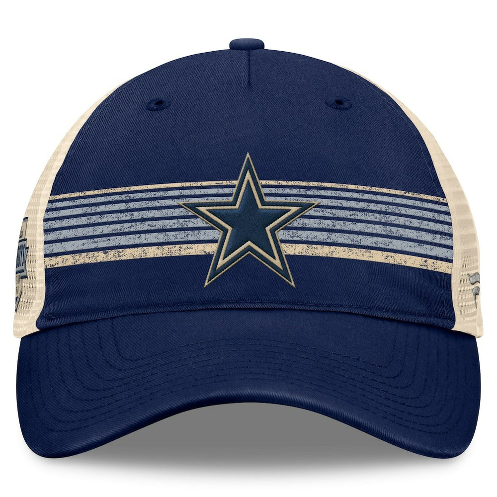 Dallas Cowboys Fundamentals Stripes Trucker Adjustable Hat | NFL Hot