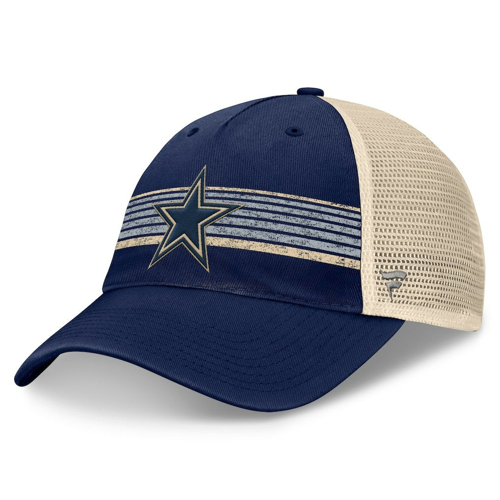 Dallas Cowboys Fundamentals Stripes Trucker Adjustable Hat | NFL Hot
