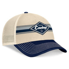 Dallas Cowboys Fundamentals Diamond Stripes Trucker Adjustable Hat | NFL Online