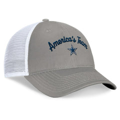 Dallas Cowboys Women's Fundamentals Slogan Trucker Adjustable Hat | NFL Sale