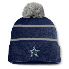 Dallas Cowboys Fundamentals Holding Cuffed Knit Hat with Pom | NFL Near me