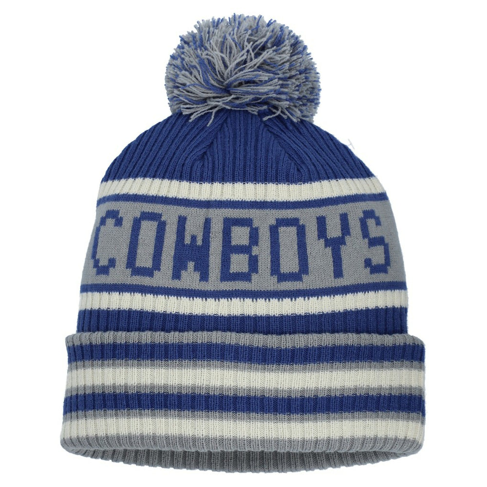 Dallas Cowboys Heritage Blindside Cuffed Knit Hat with Pom | NFL Online