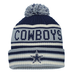 Dallas Cowboys Heritage Blindside Cuffed Knit Hat with Pom | NFL Hot