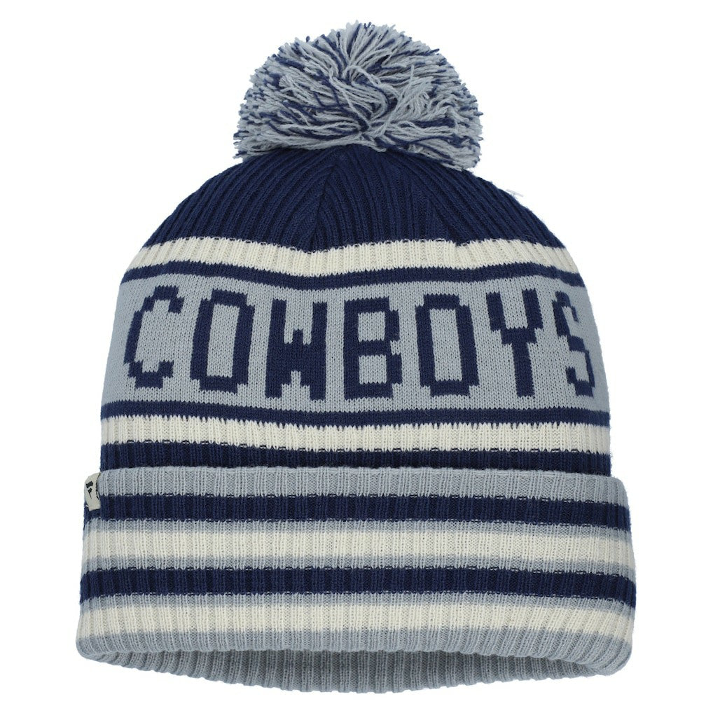 Dallas Cowboys Heritage Blindside Cuffed Knit Hat with Pom | NFL Hot