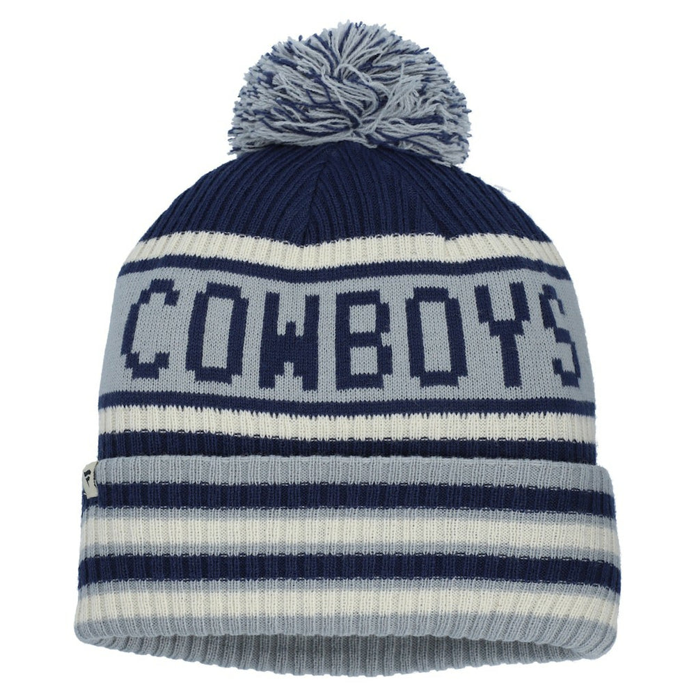 Dallas Cowboys Heritage Blindside Cuffed Knit Hat with Pom | NFL Hot