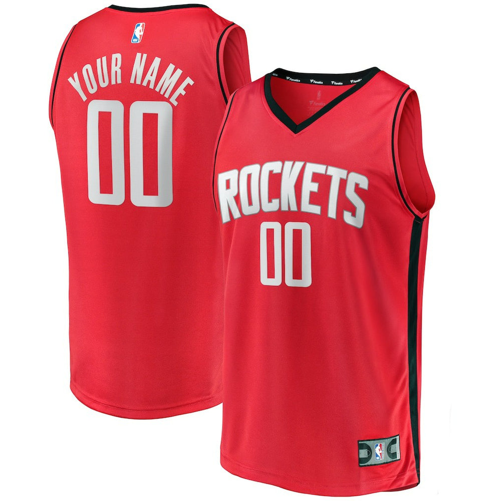 Icon Edition – Red Houston Rockets Youth Fast Break Custom Replica Jersey | NBA