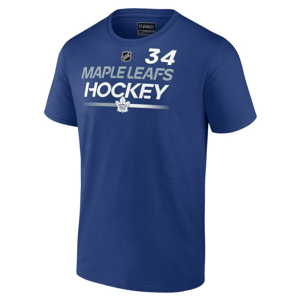 Auston Matthews Toronto Maple Leafs Fanatics  Authentic Pro Prime Name & Number T-Shirt -  NHL T-shirts