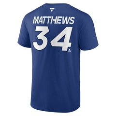 Auston Matthews Toronto Maple Leafs Fanatics  Authentic Pro Prime Name & Number T-Shirt -  NHL T-shirts