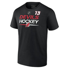 Nico Hischier New Jersey Devils Fanatics  Authentic Pro Prime Name & Number T-Shirt -  NHL T-shirts
