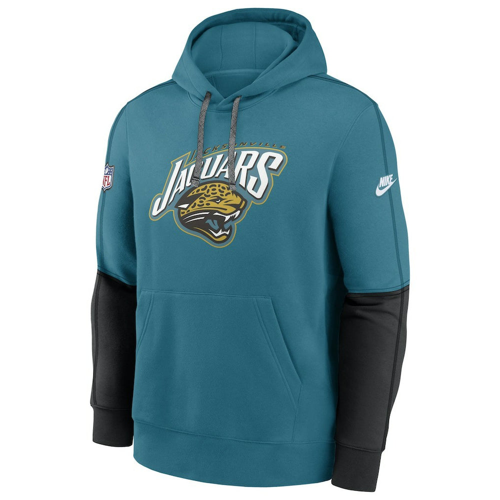 Jacksonville Jaguars Throwback Alternate Logo Team Issue Club Pullover Hoodie | NFL Outlet