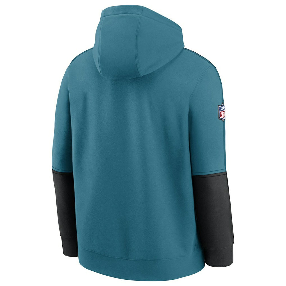 Jacksonville Jaguars Throwback Alternate Logo Team Issue Club Pullover Hoodie | NFL Outlet