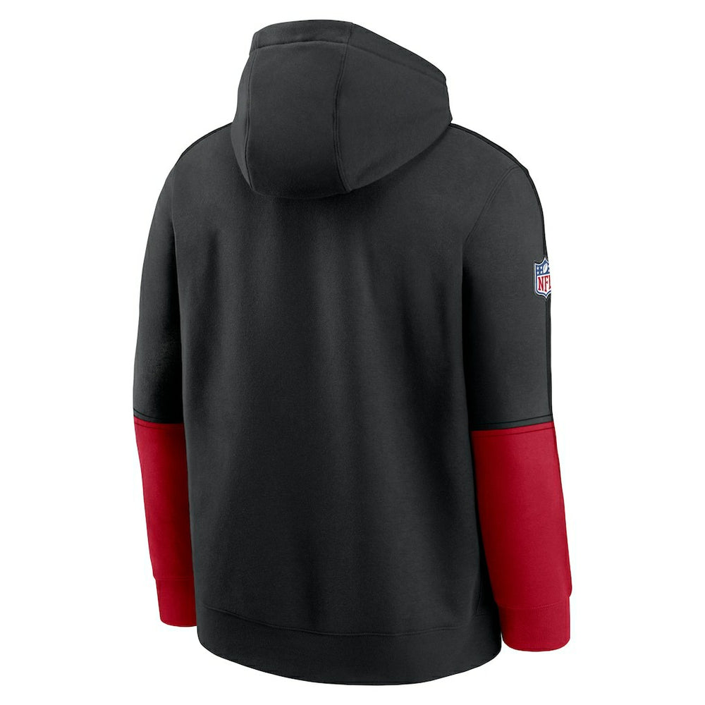 Atlanta Falcons Throwback Logo Club Tri-Blend Pullover Hoodie | NFL Outlet