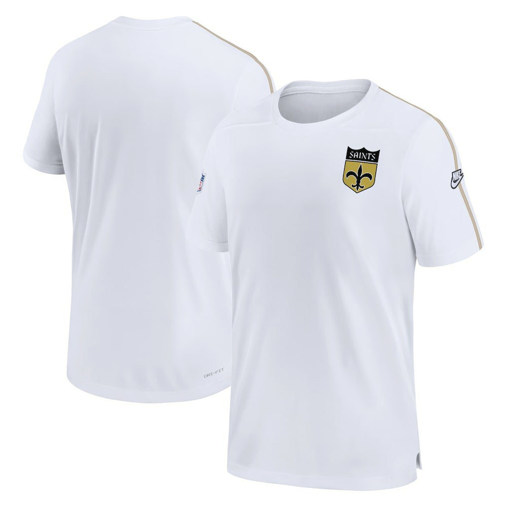 New Orleans Saints Sideline Alternate Logo Coach Performance Top | NFL New
