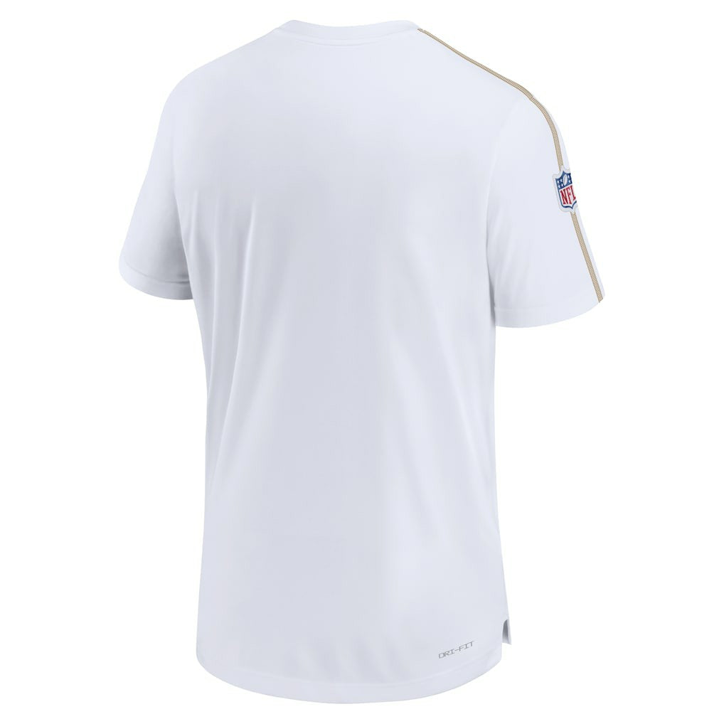 New Orleans Saints Sideline Alternate Logo Coach Performance Top | NFL New