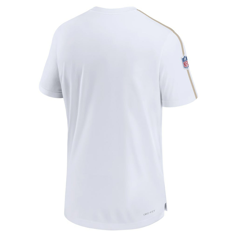 New Orleans Saints Sideline Alternate Logo Coach Performance Top | NFL New