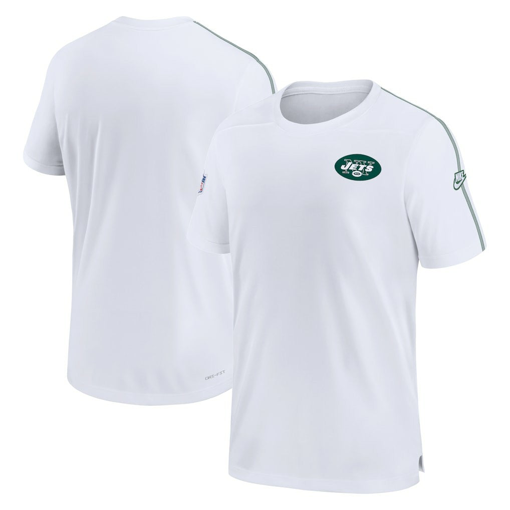 New York Jets Sideline Alternate Logo Coach Performance Top | NFL Hot