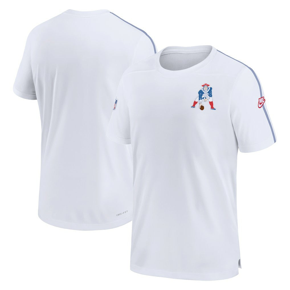 New England Patriots Sideline Alternate Logo Coach Performance Top | NFL Online