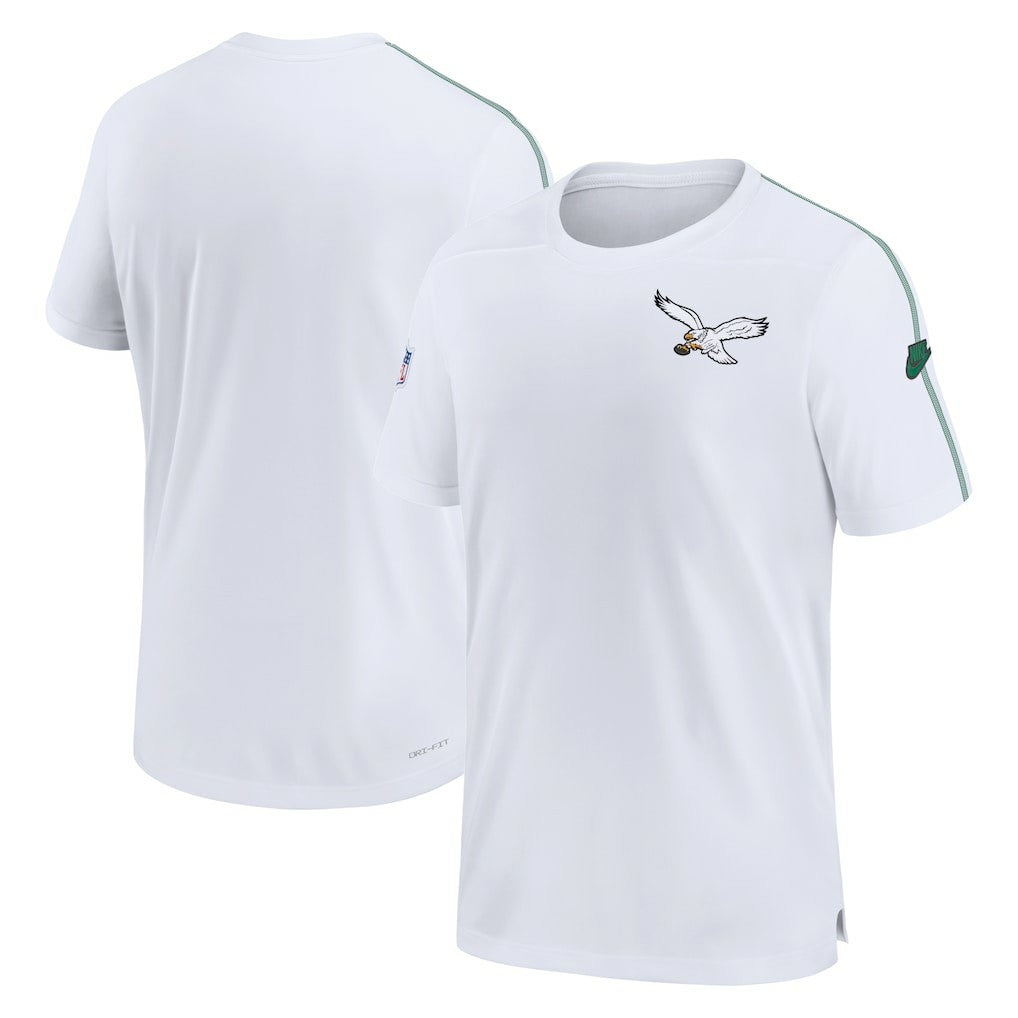 Philadelphia Eagles Sideline Alternate Logo Coach Performance Top | NFL Hot