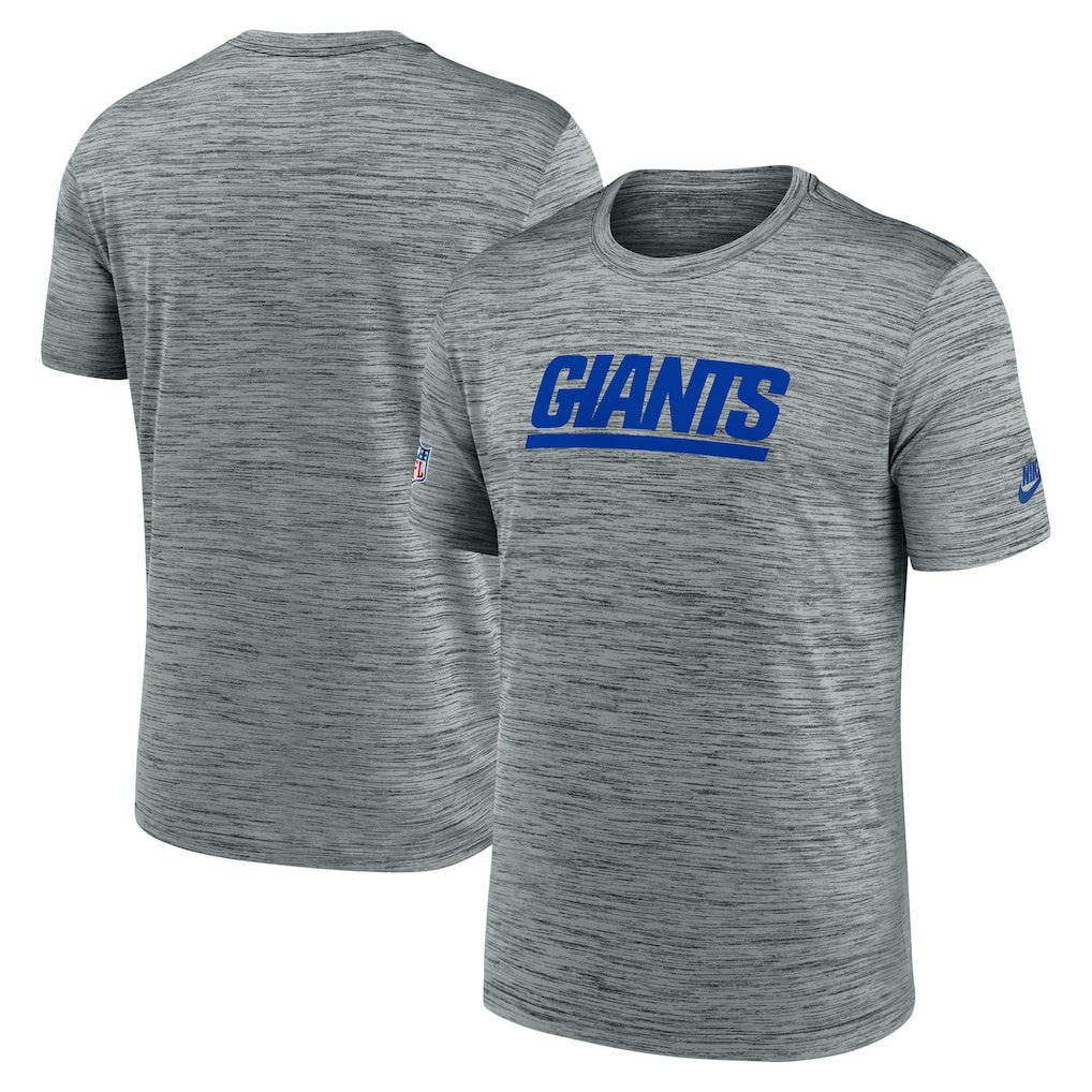 New York Giants Sideline Velocity Throwback Logo Dri-FIT T-Shirt | NFL New