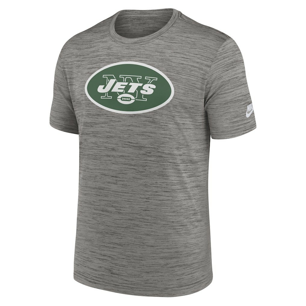 New York Jets Sideline Velocity Throwback Logo Dri-FIT T-Shirt | NFL Sale