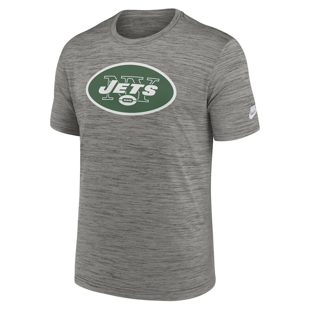 New York Jets Sideline Velocity Throwback Logo Dri-FIT T-Shirt | NFL Sale