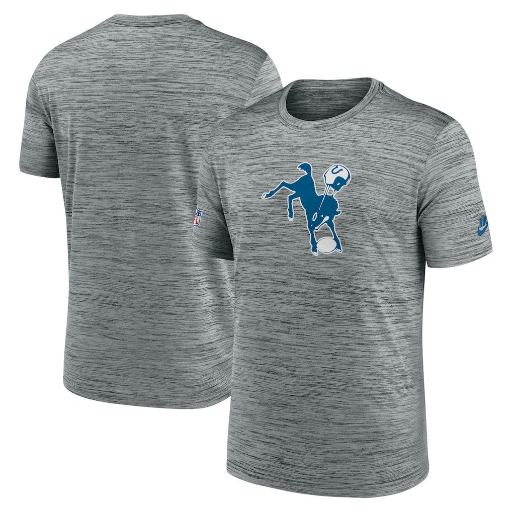 Indianapolis Colts Sideline Velocity Throwback Logo Dri-FIT T-Shirt | NFL US